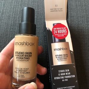 Smashbox long wear hydrating foundation full size shade 1.1